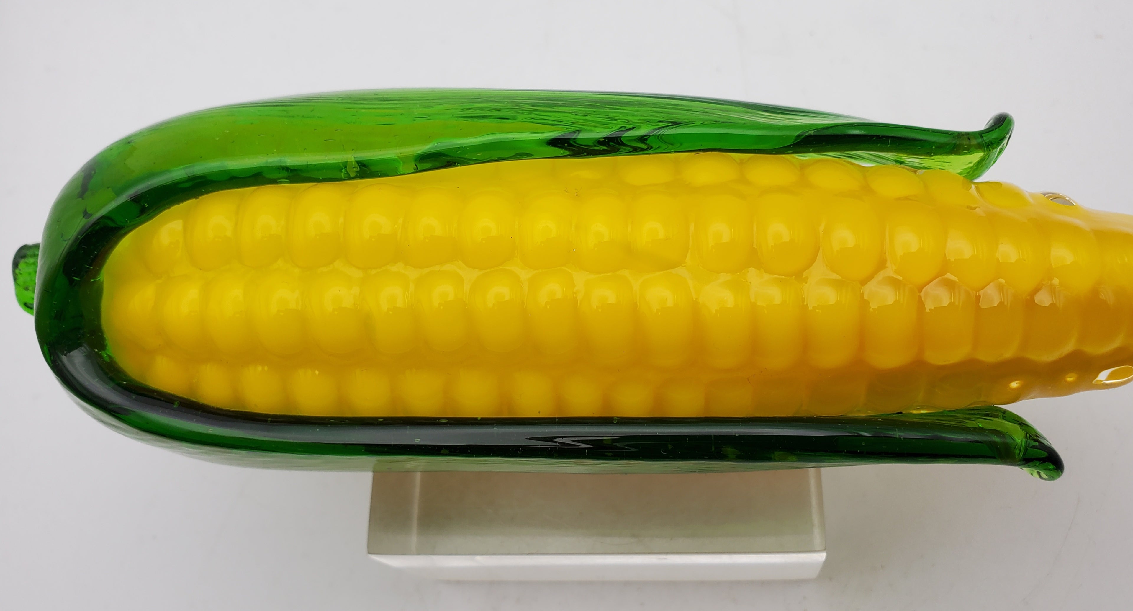 Vintage Handmade Glass Ear of Corn