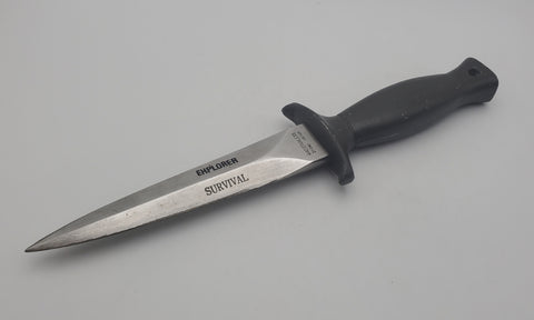 Explorer - Vintage "Survival" Dagger in Leather Sheath