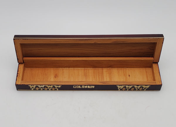 Handmade Colombia Wood Pen Box and Wood Pen Set