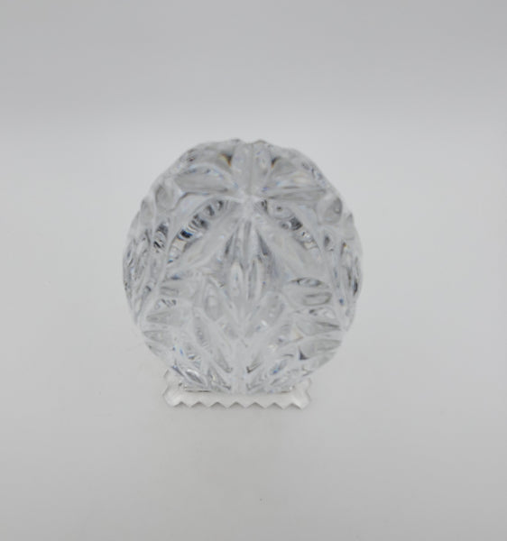 Vintage Faux Cut Glass Crystal Finial Decorative Object