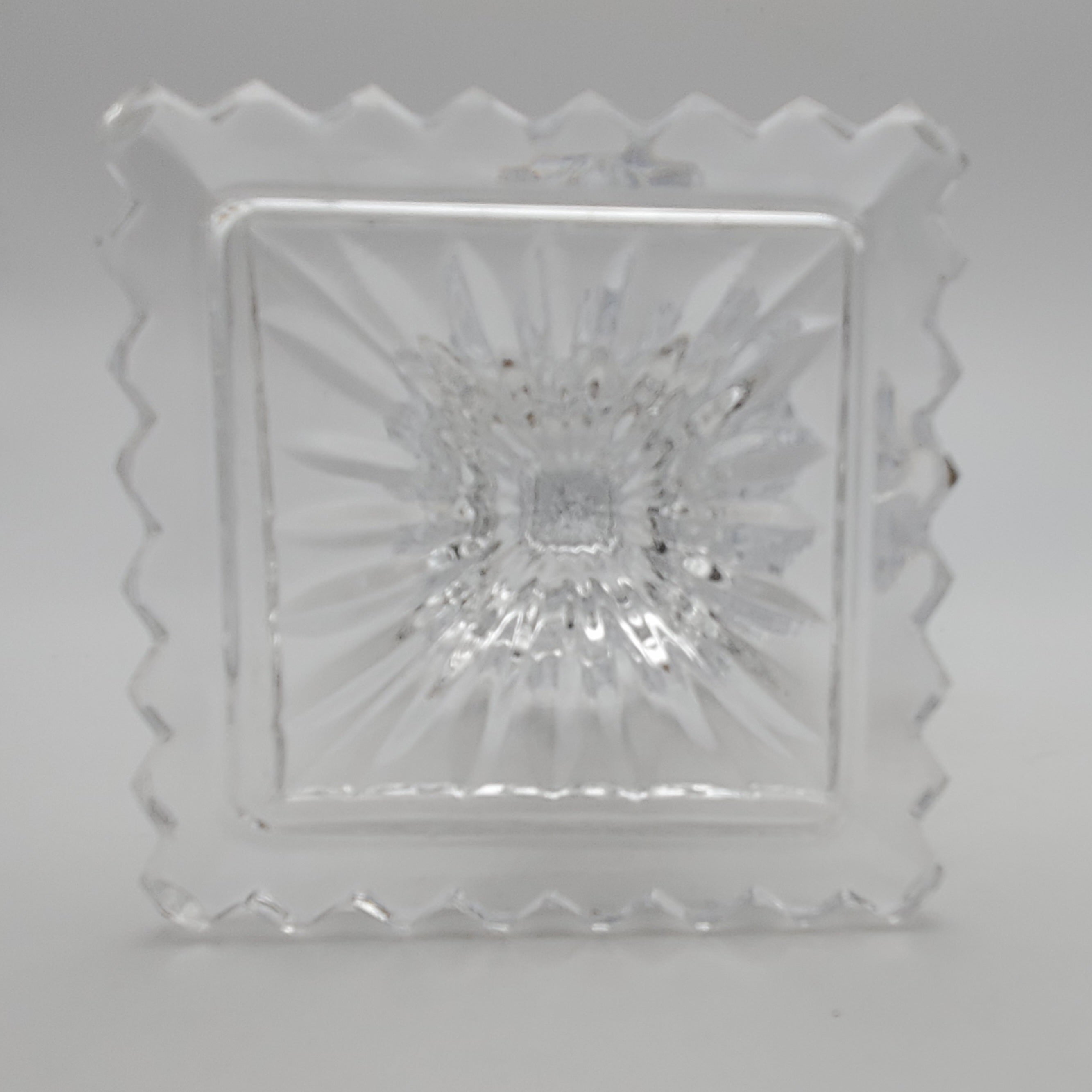 Vintage Faux Cut Glass Crystal Finial Decorative Object