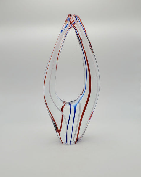 Vintage Handmade Glass Decorative Sculpture