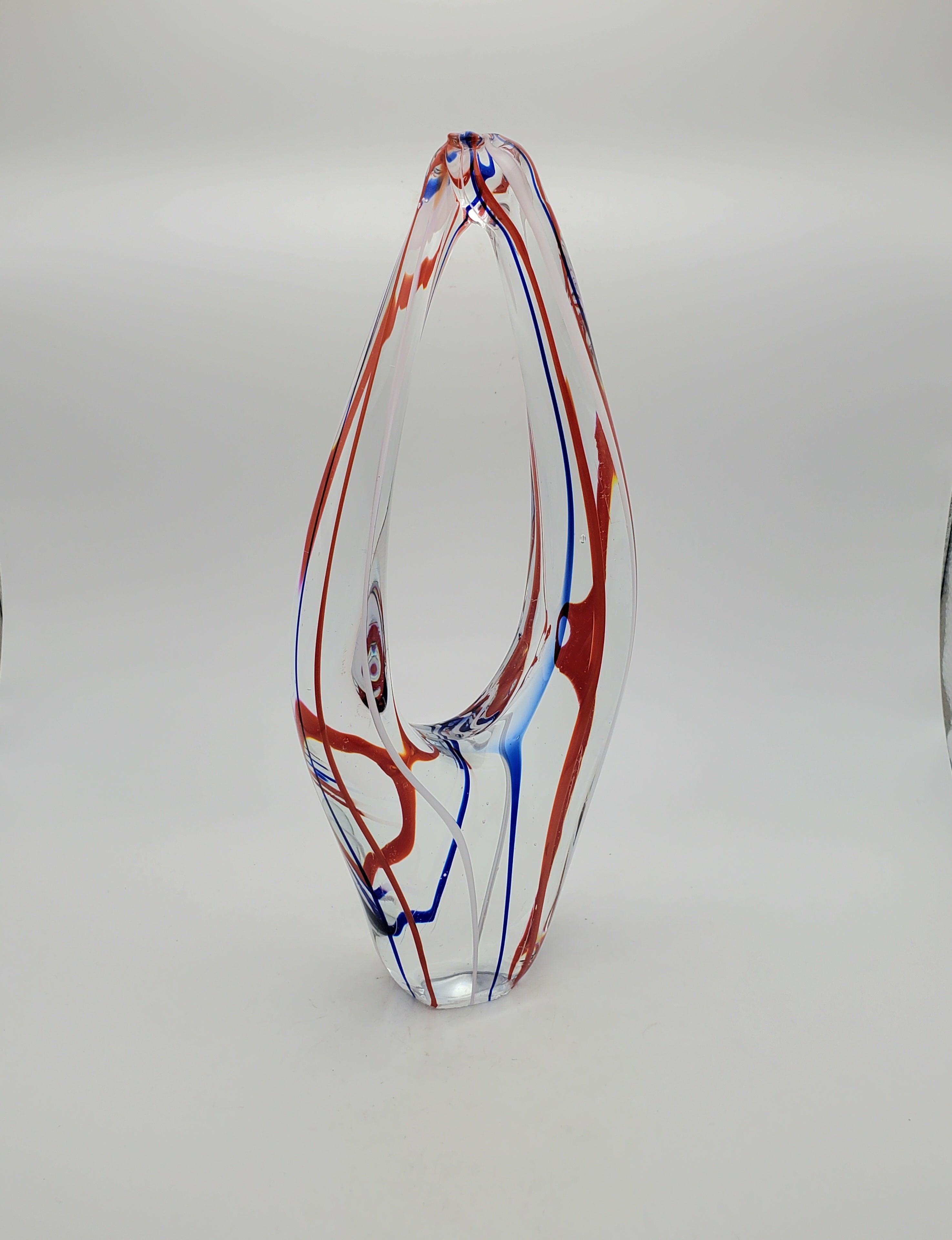 Vintage Handmade Glass Decorative Sculpture