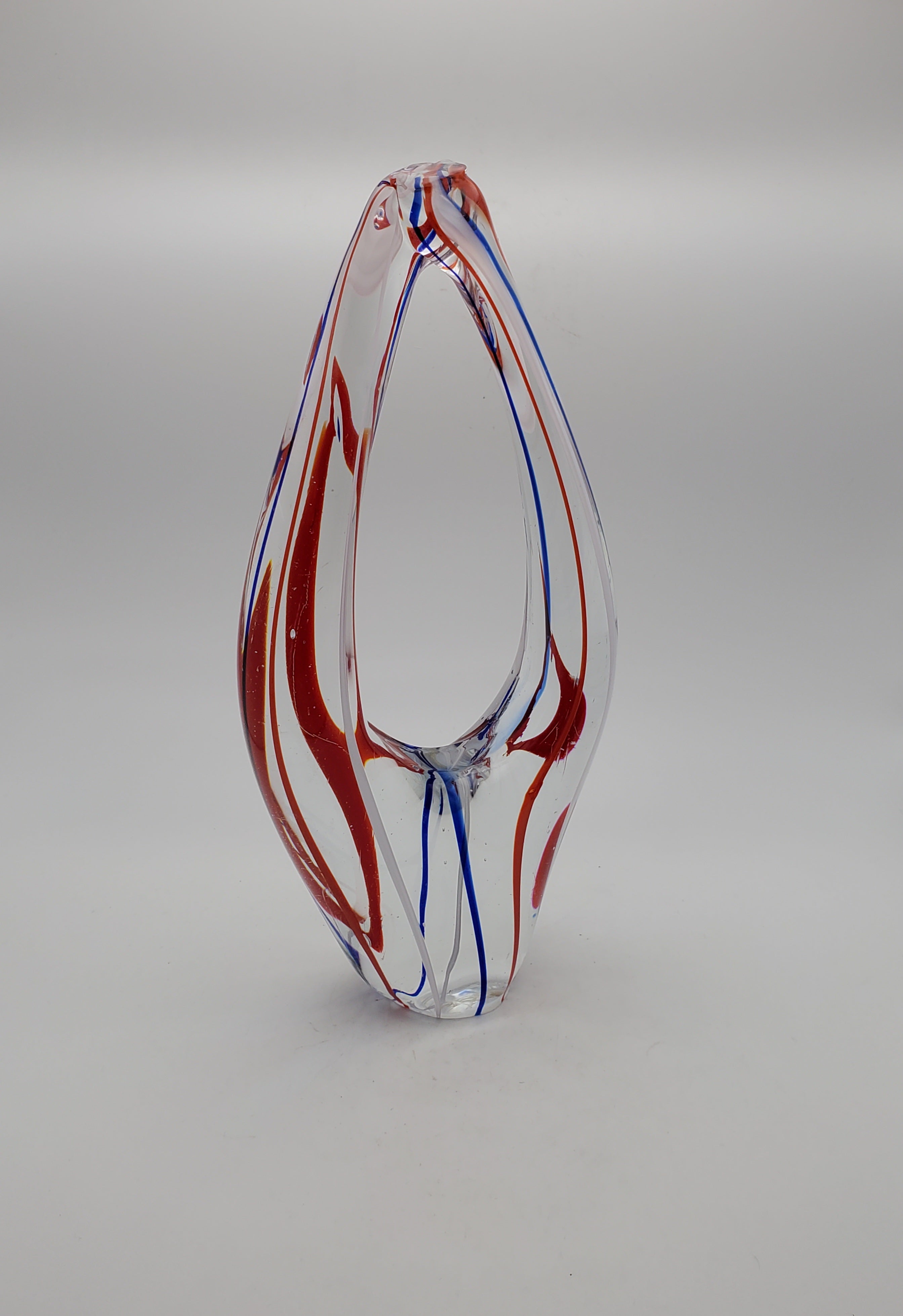Vintage Handmade Glass Decorative Sculpture