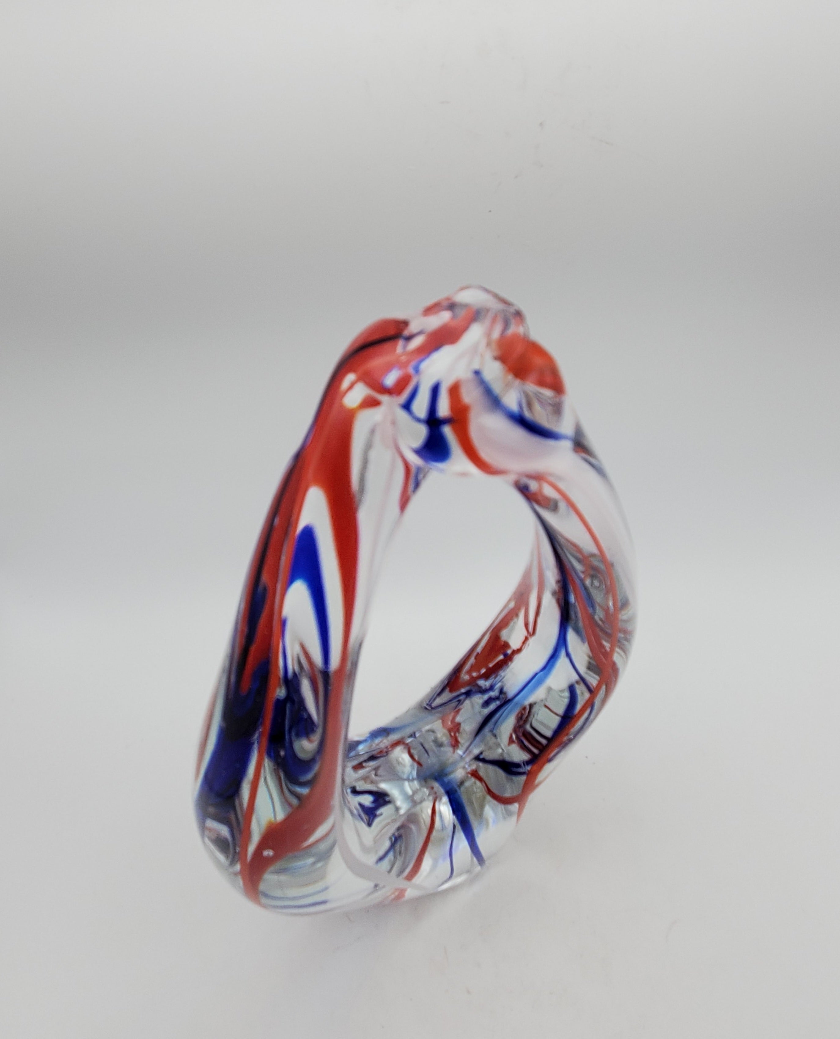 Vintage Handmade Glass Decorative Sculpture