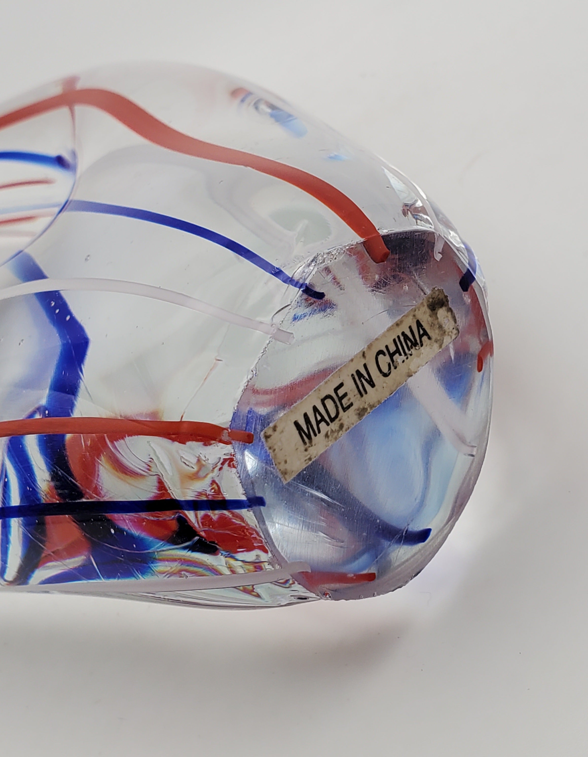 Vintage Handmade Glass Decorative Sculpture