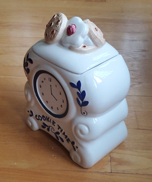 Macy's - Vintage Ceramic "Cookie Time" Cookies Jar