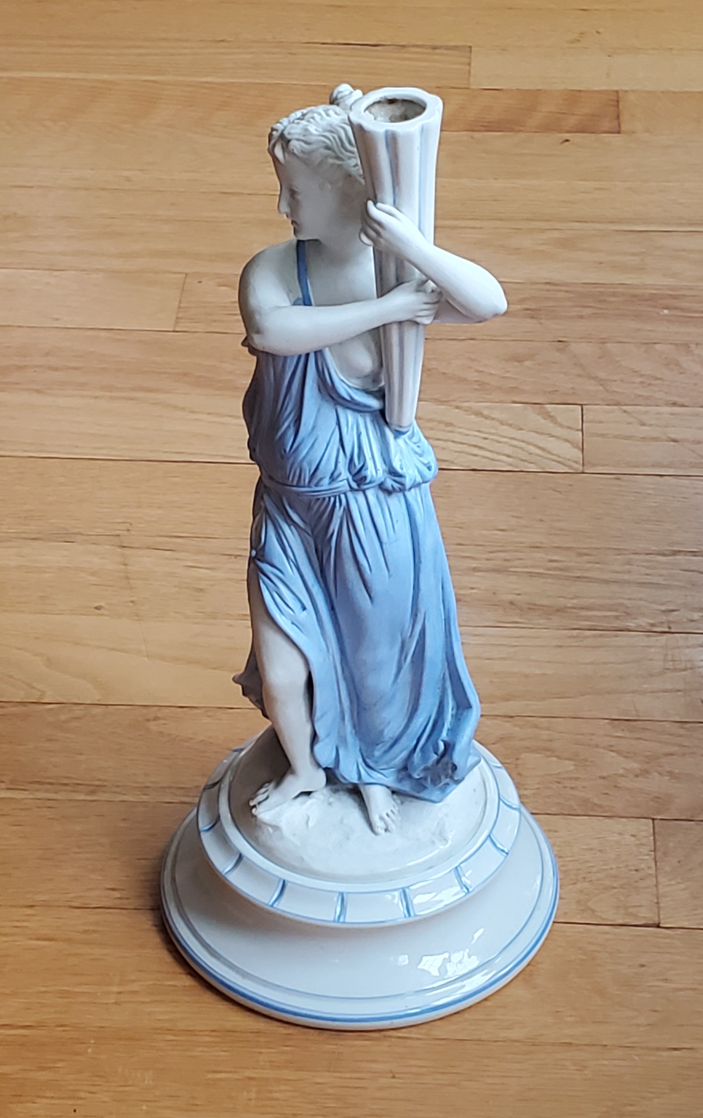 Vintage Ceramic Figural Sculpture Bud Vase