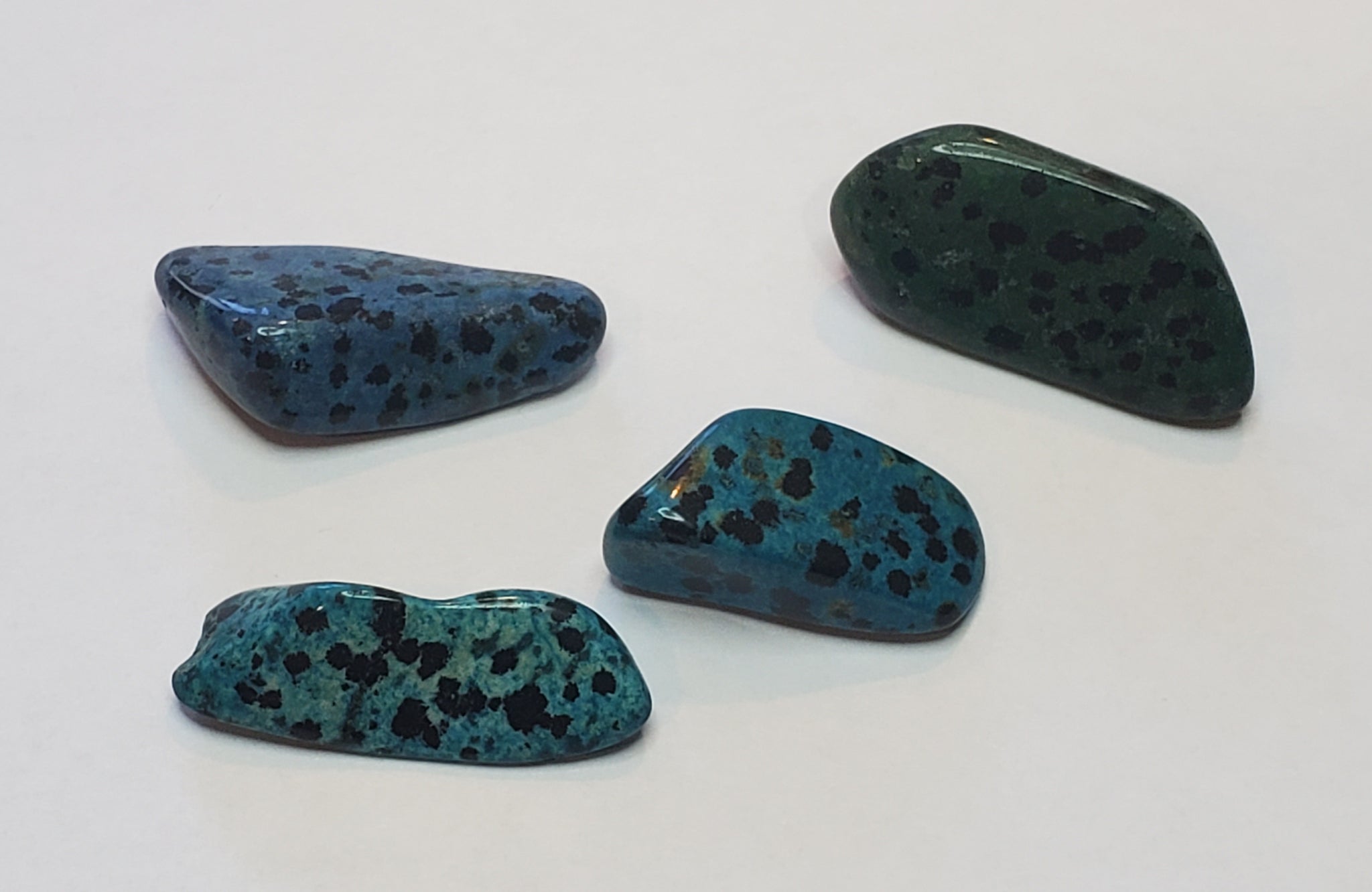 Dyed Dalmatian Jasper Tumbled Stones