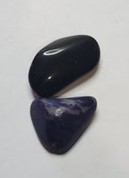 Rainbow Sheen Obsidian and Dyed Tumbled Stones