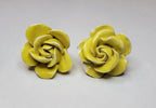 Vintage Handmade Ceramic Roses