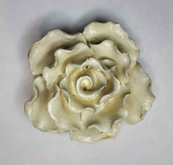 Vintage Handmade Ceramic Rose