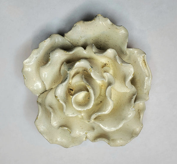 Vintage Handmade Ceramic Rose