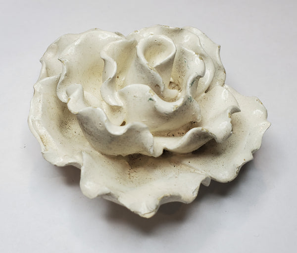 Vintage Handmade Ceramic Rose