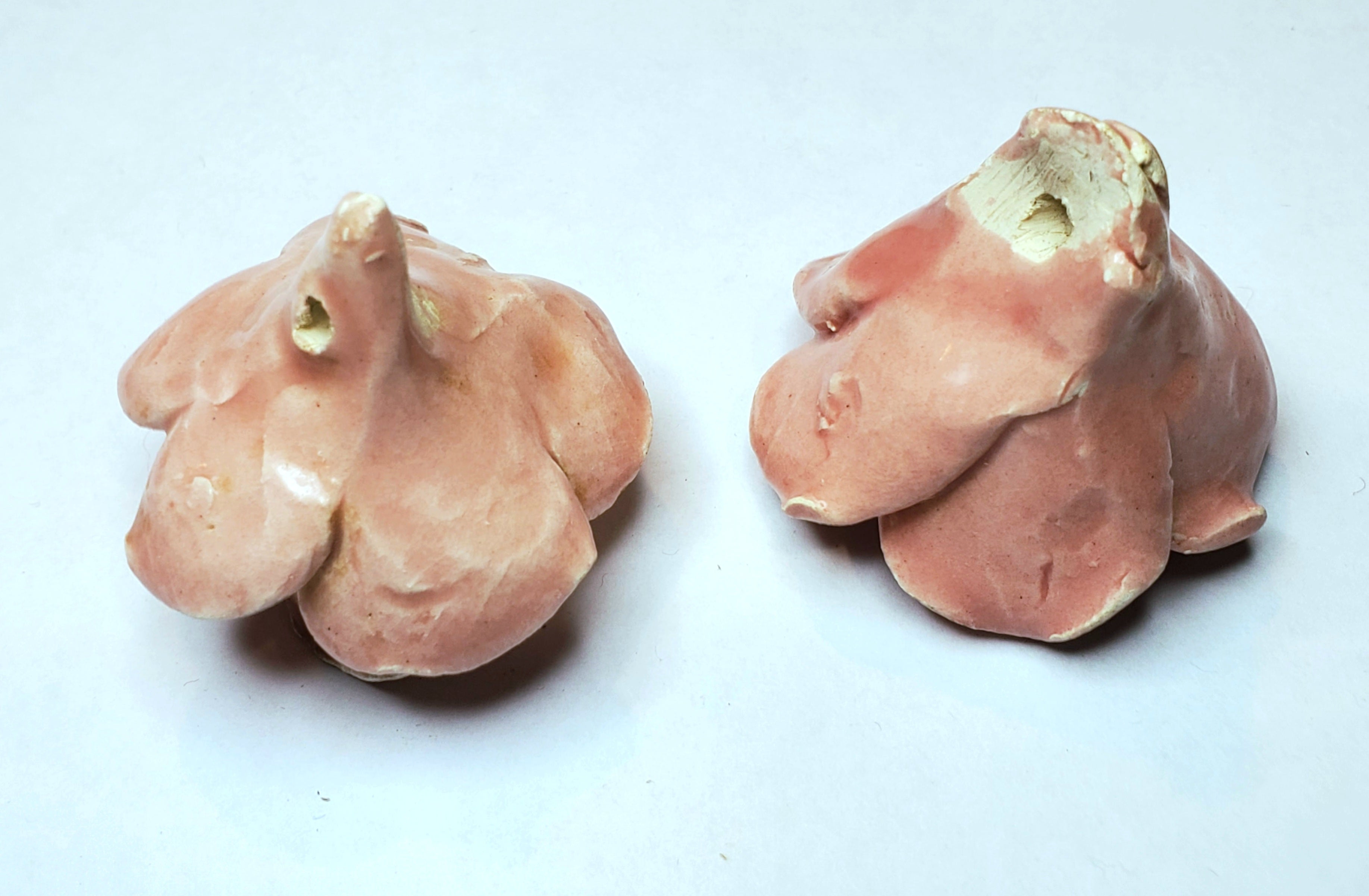 Vintage Handmade Ceramic Roses