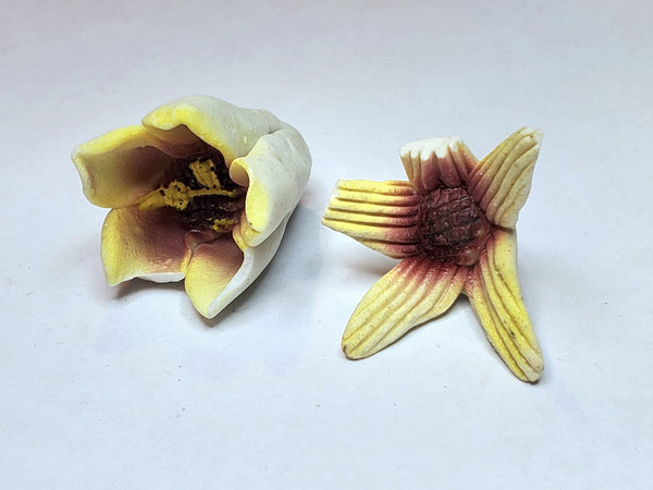 Vintage Handmade Ceramic Flowers - AS IS