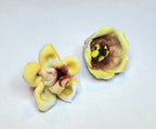 Vintage Handmade Ceramic Flowers - AS IS