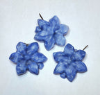 Vintage Pressed Glass Flowers