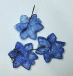 Vintage Pressed Glass Flowers