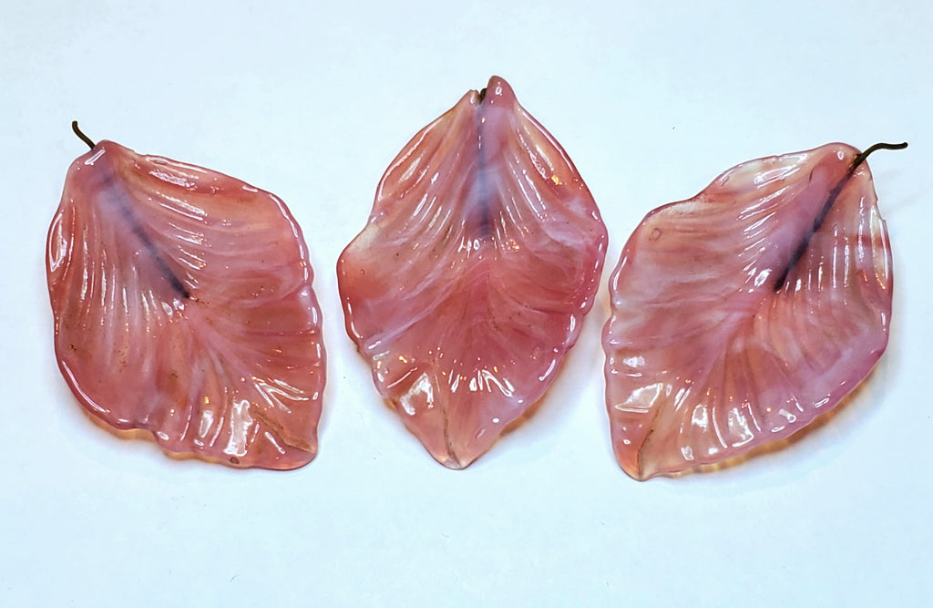 Vintage Handmade Glass Flower Petals