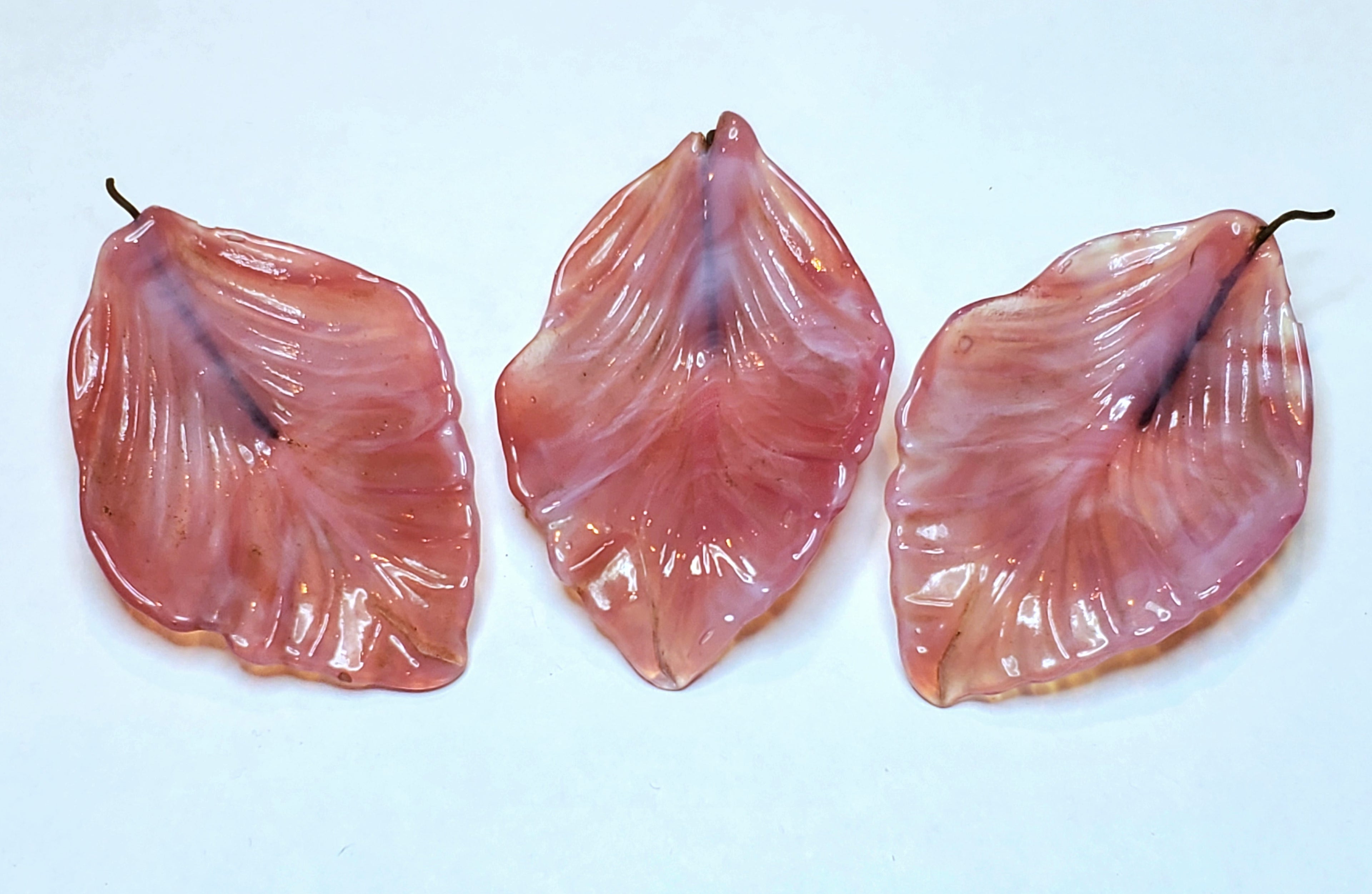 Vintage Handmade Glass Flower Petals