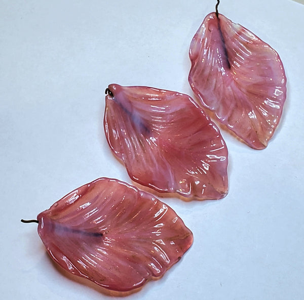 Vintage Handmade Glass Flower Petals