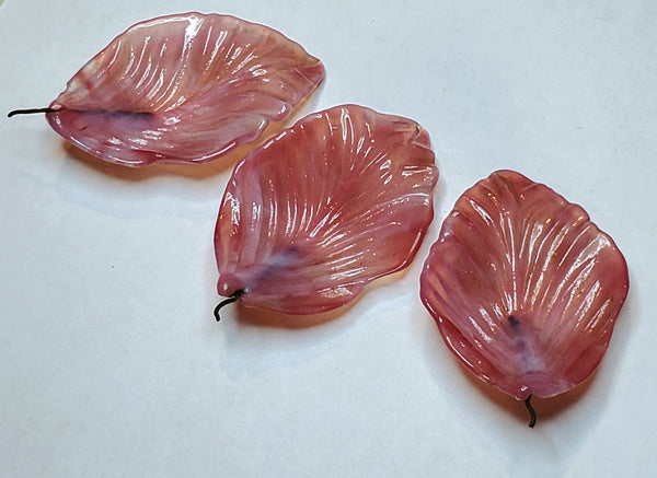 Vintage Handmade Glass Flower Petals