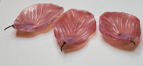 Vintage Handmade Glass Flower Petals