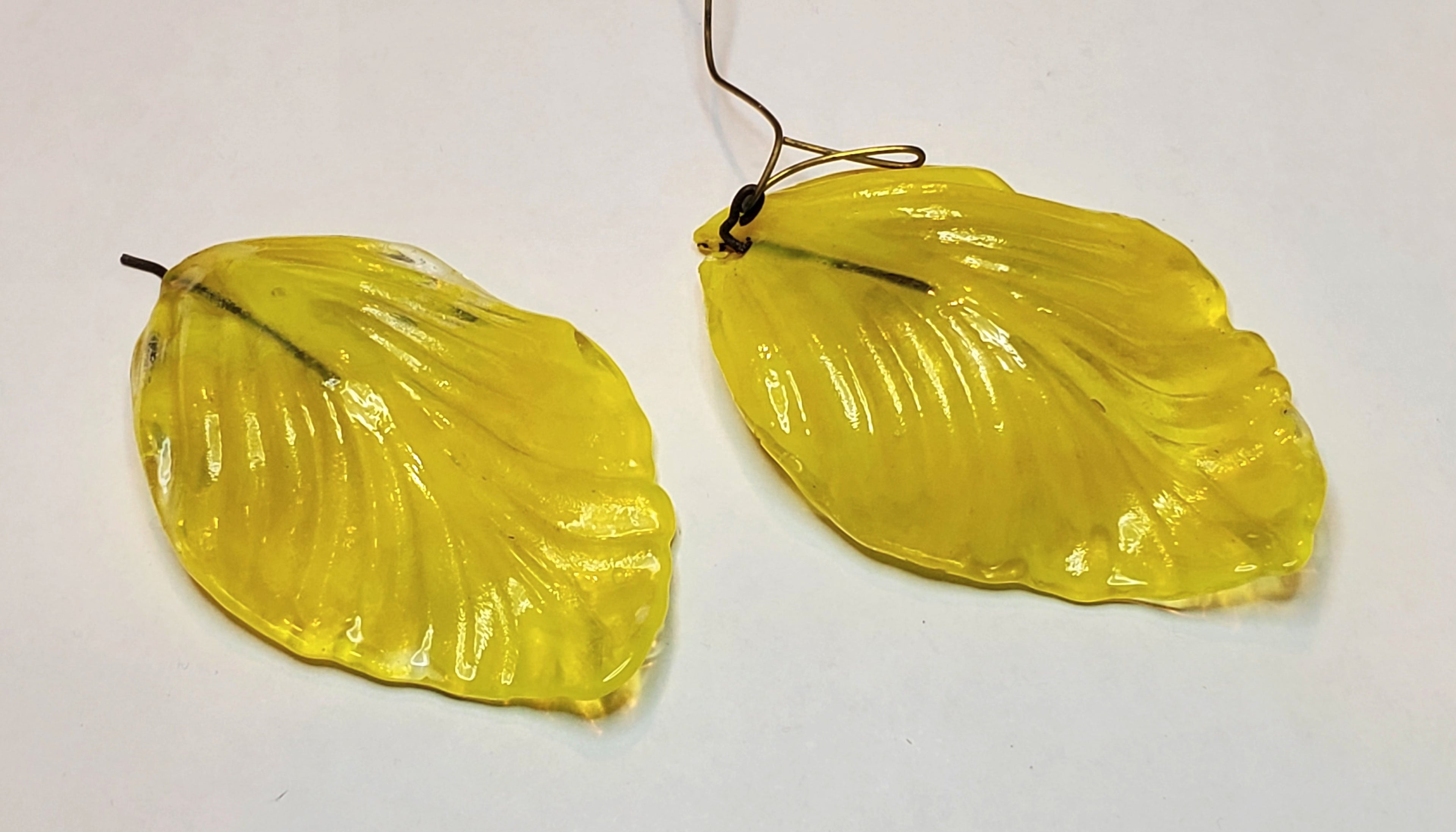 Vintage Handmade Glass Flower Petals
