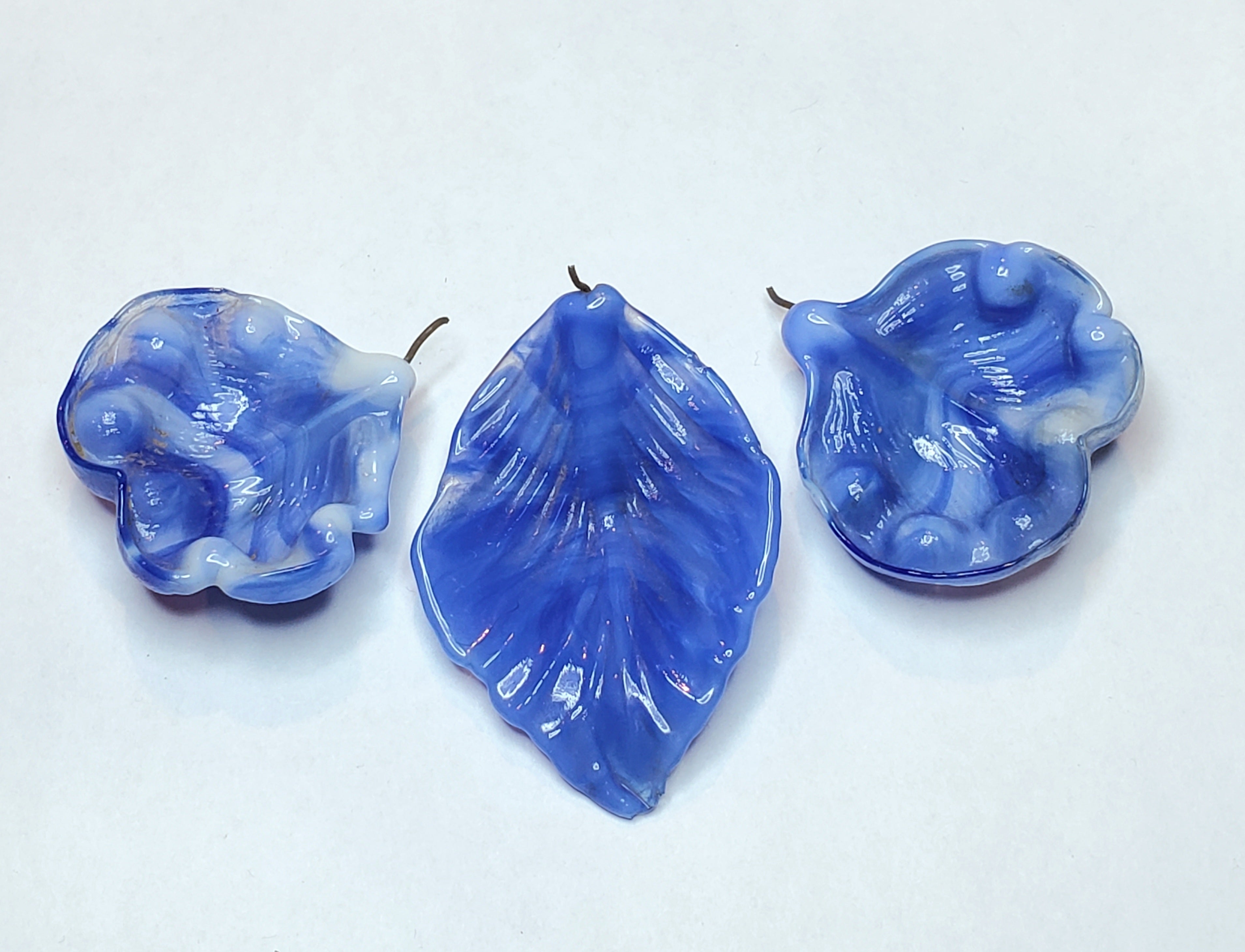 Vintage Handmade Glass Flower Petals