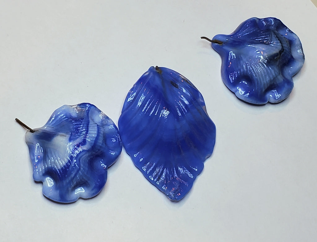 Vintage Handmade Glass Flower Petals
