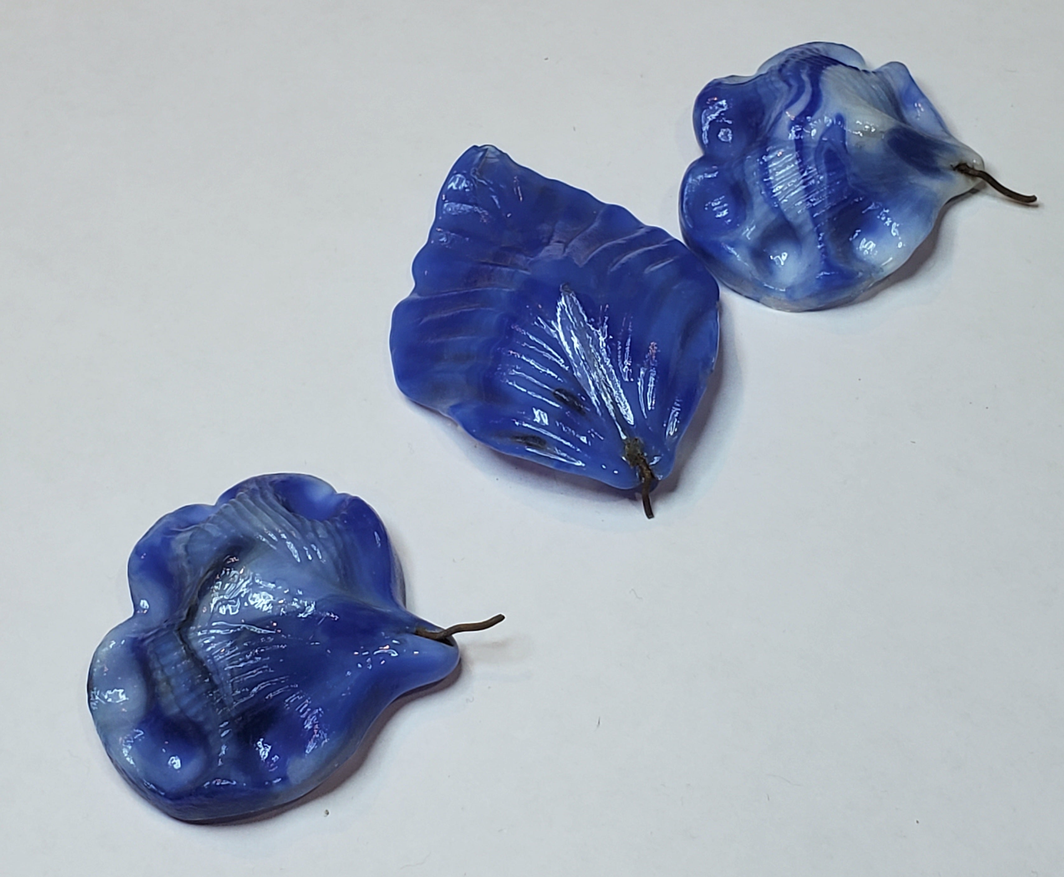 Vintage Handmade Glass Flower Petals
