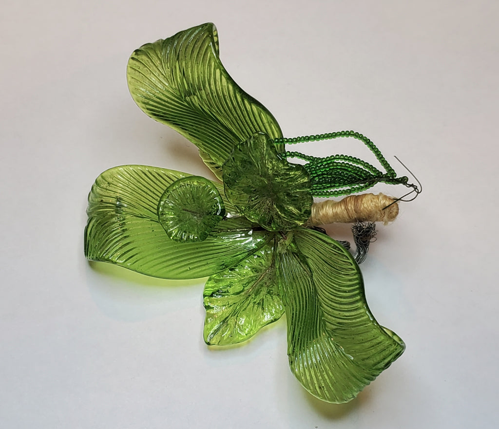 Vintage Handmade Glass Flower Bouquet