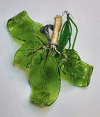 Vintage Handmade Glass Flower Bouquet