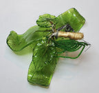 Vintage Handmade Glass Flower Bouquet