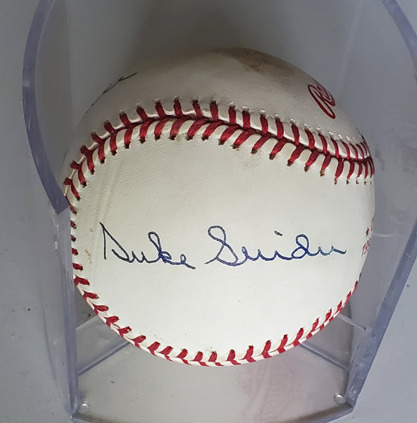 Mickey Mantle, Willie Mays, Duke Snider Autographed Baseball - No COA