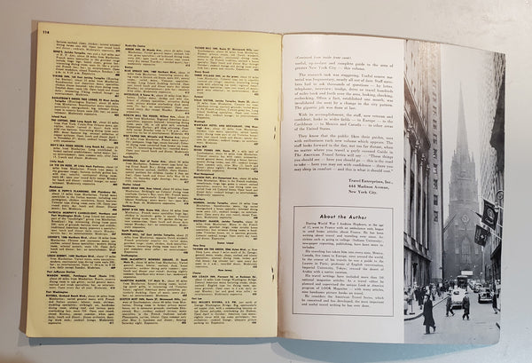 A Complete Guide to New York City by Andrew Hepburn - Vintage Book