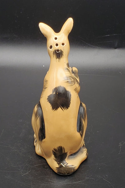 Vintage Ceramic Kangaroo and Joey Salt and Pepper Shaker Set