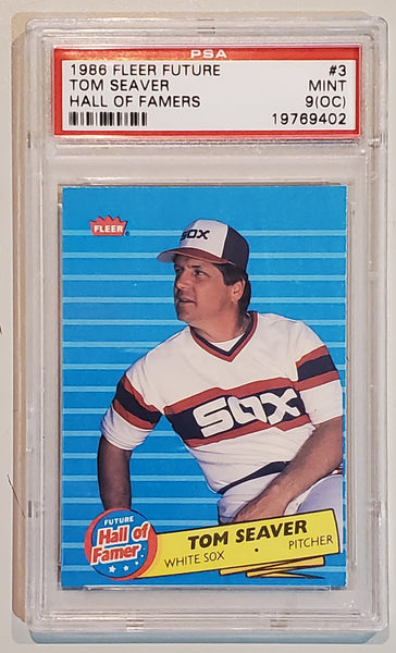 Tom Seaver  - 1986 Fleer Graded 9 PSA Baseball Card