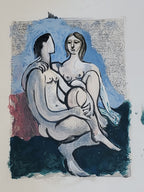 Pablo Picasso - "Le Couple" Framed Collection Marina Picasso Lithograph