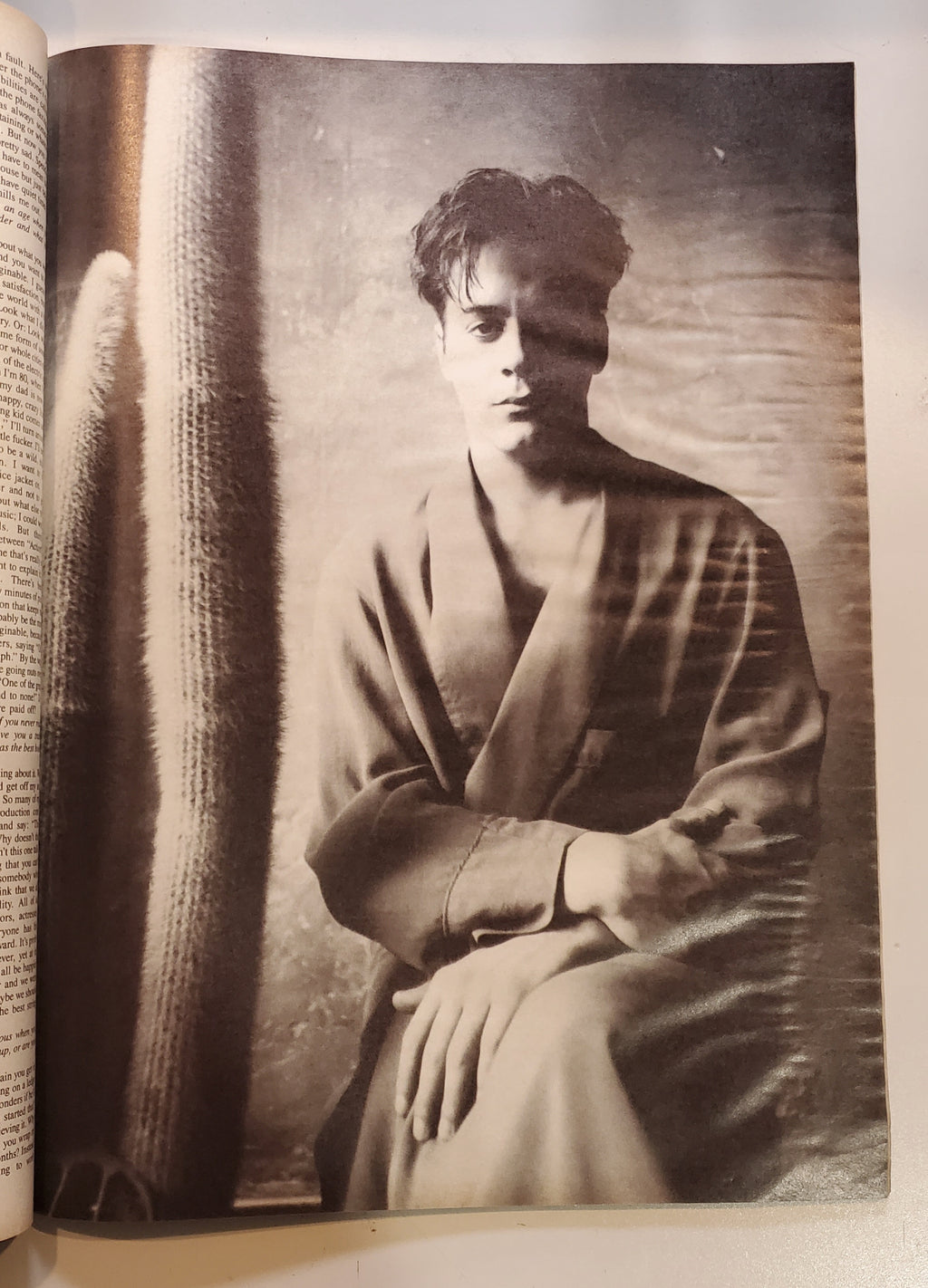 Andy Warhol's Interview Magazine - April 1989 Robert Downey Jr. Vintage Magazine