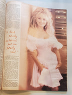 Andy Warhol's Interview Magazine - July 1989 Dolly Parton Vintage Magazine