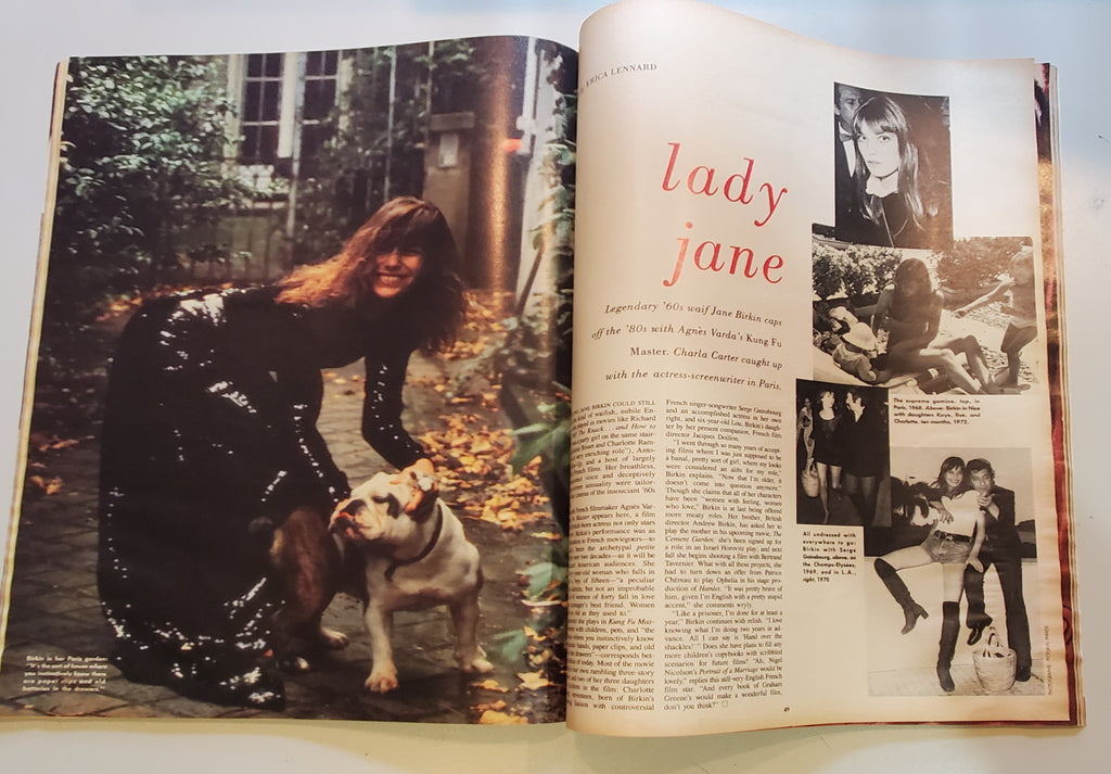 Andy Warhol's Interview Magazine - July 1989 Dolly Parton Vintage Magazine