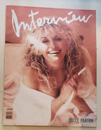 Andy Warhol's Interview Magazine - July 1989 Dolly Parton Vintage Magazine