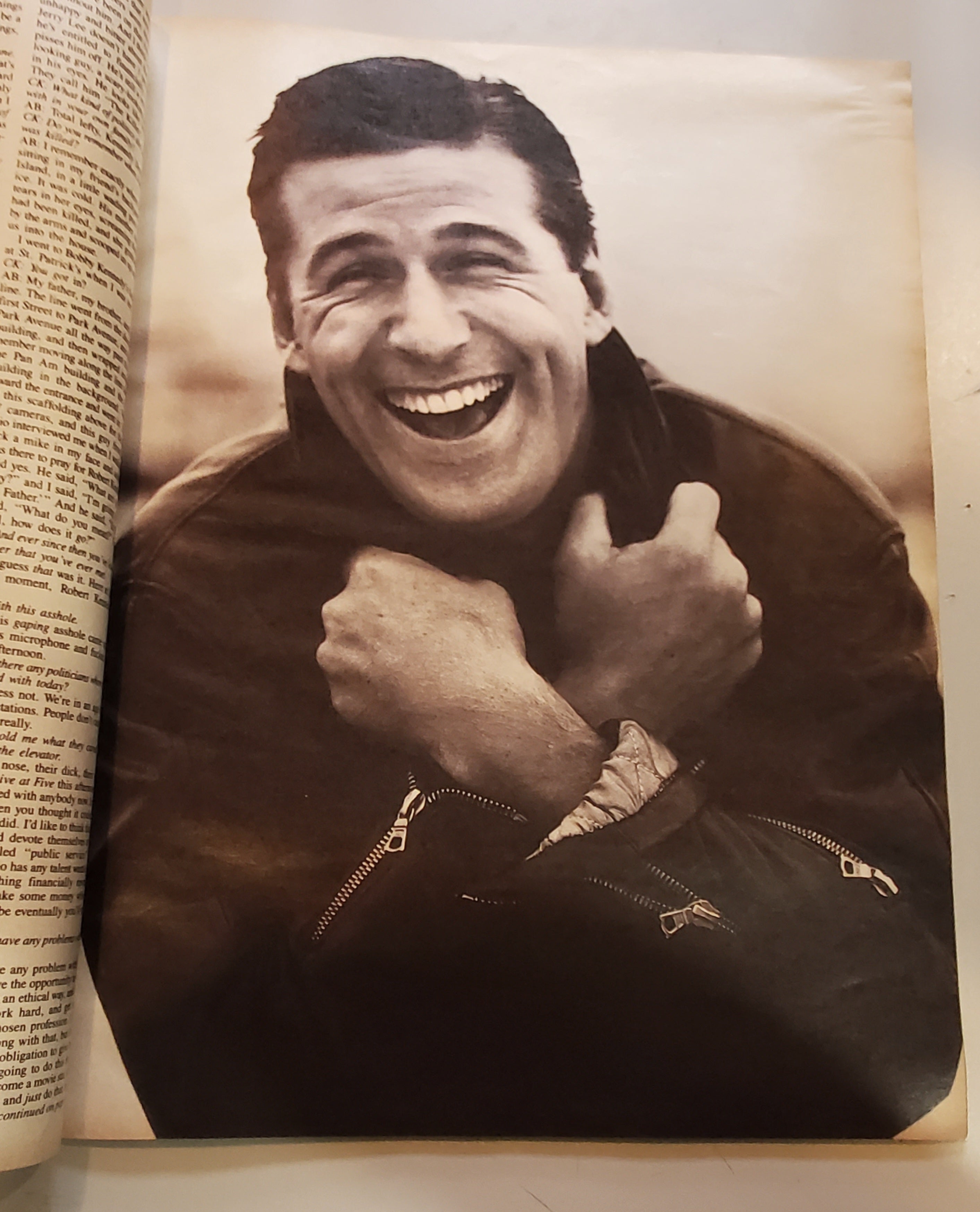 Andy Warhol's Interview Magazine - October 1989 Alec Baldwin Vintage Magazine