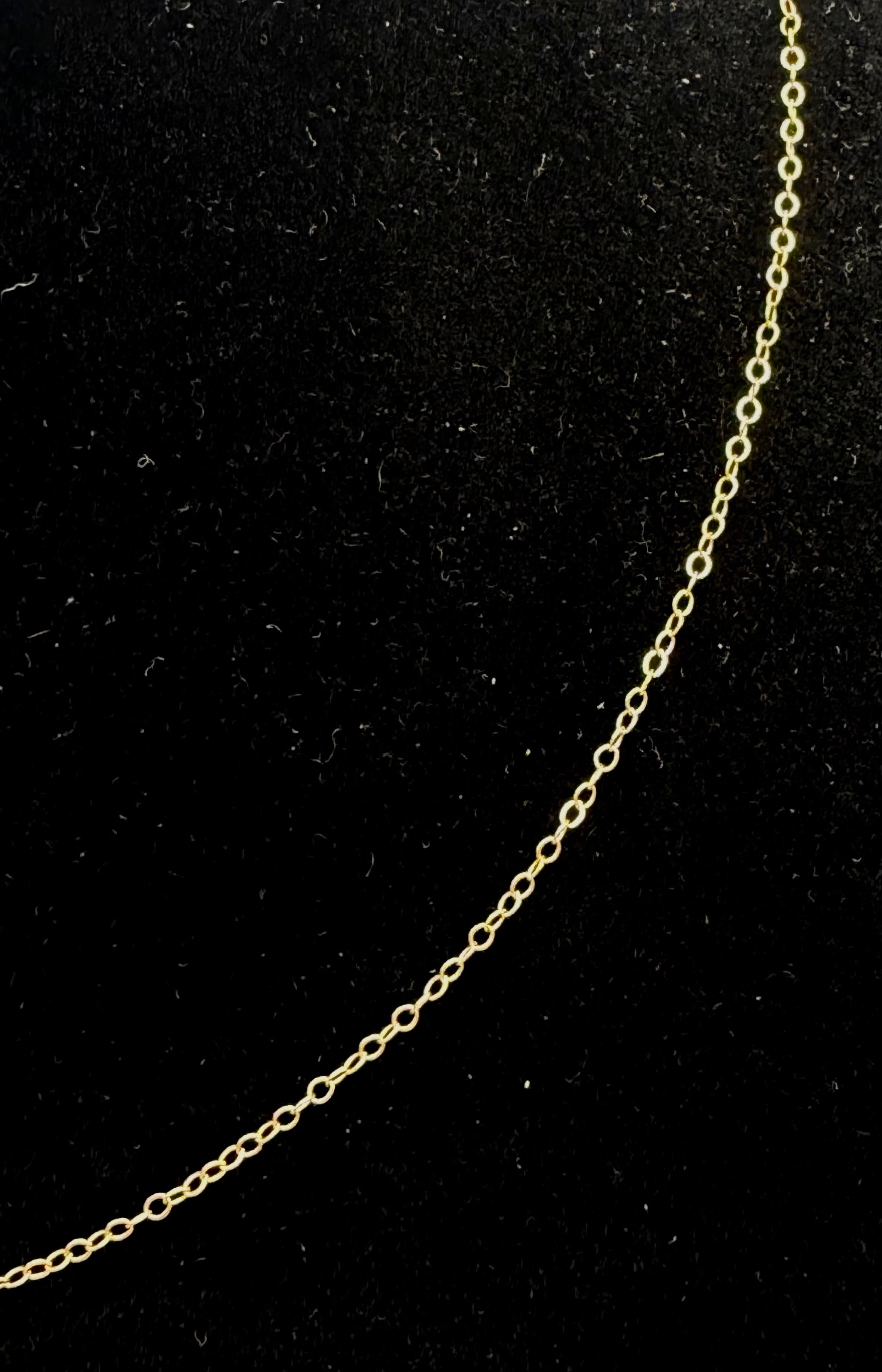 Vintage 14k Gold Chain Necklace - 15.75"