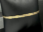 Milor - Vintage Sterling Silver Dual Tone Braided Link Bracelet