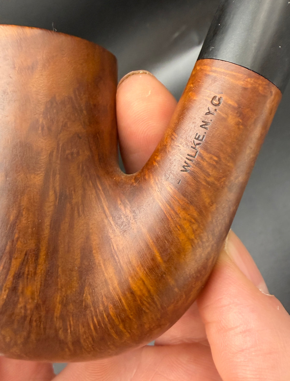 Rare Vintage Wilke NYC Oom Paul Estate Pipe - Single Collector Estate Find