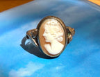 Clark & Coombs - Vintage 10k Gold Filled Cameo Ring - Size 5.25