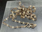 Milor - Vintage Three Feet Long! 950 Silver Italian Unique Link Chain Necklace - 36"